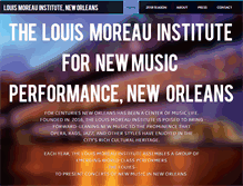 Tablet Screenshot of louismoreauinstitute.org